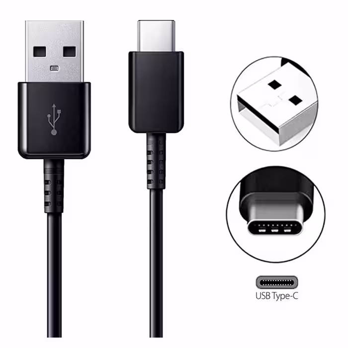 کابل تایپ سی Samsung S8 1m-کیفیت معمولی