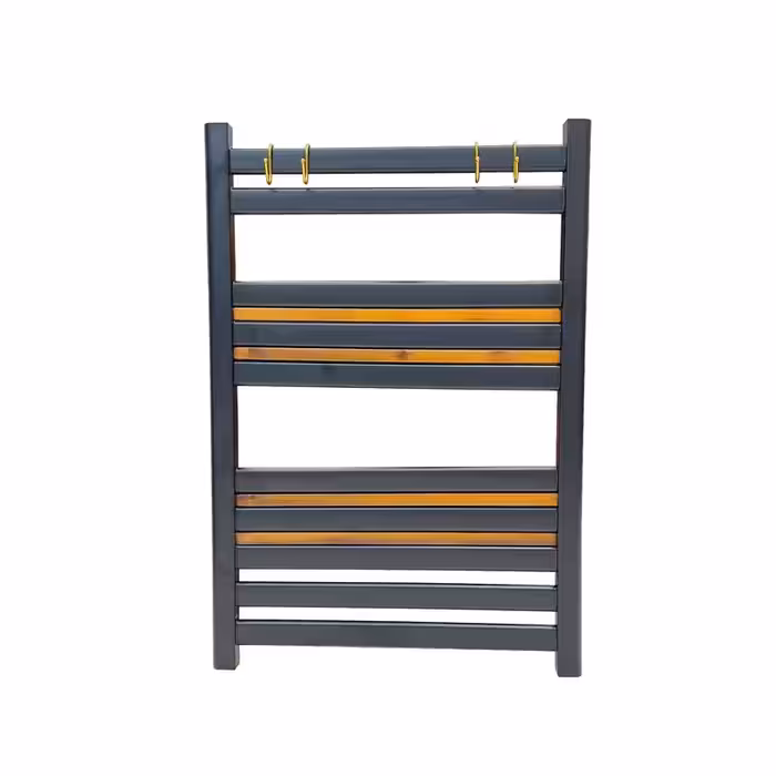 رادیاتور حوله خشک کن هاتیپس مدل آلومینیومی مشکی آلترمو 50*80 Black