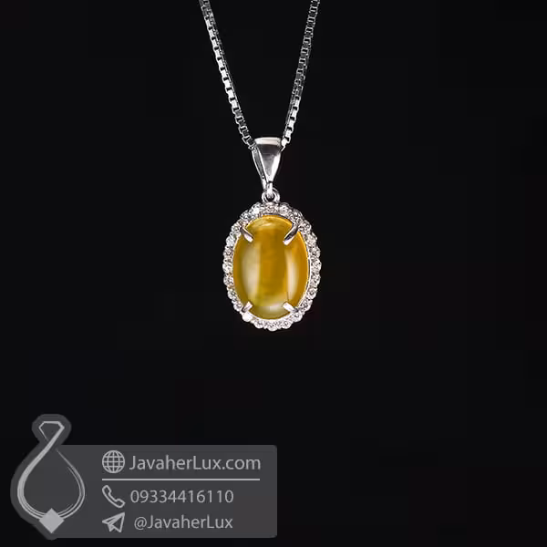 گردنبند نقره زنانه شرف الشمس مدل کشوا _ کد : 100629