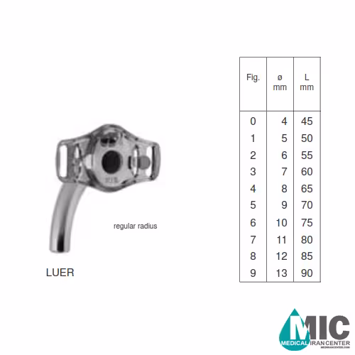 Trachea Tubes Luer لوله نای لوئر