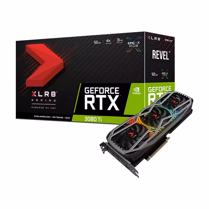 کارت گرافیک پی ان وای PNY GeForce RTX 3080 TI XLR8 Gaming REVEL 12GB