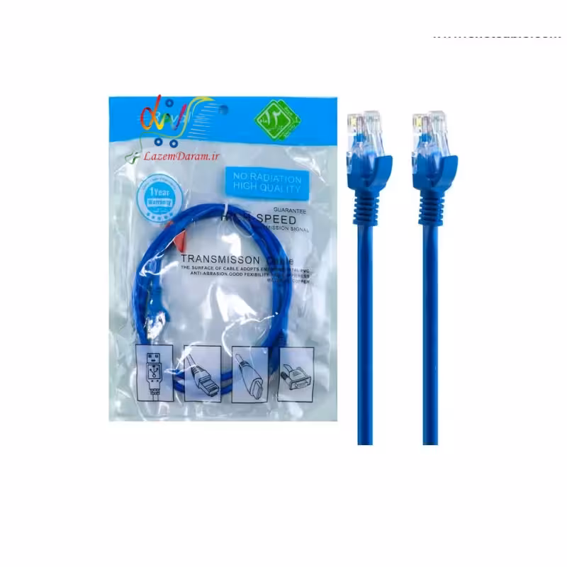 کابل شبکه 1 متری CAT5