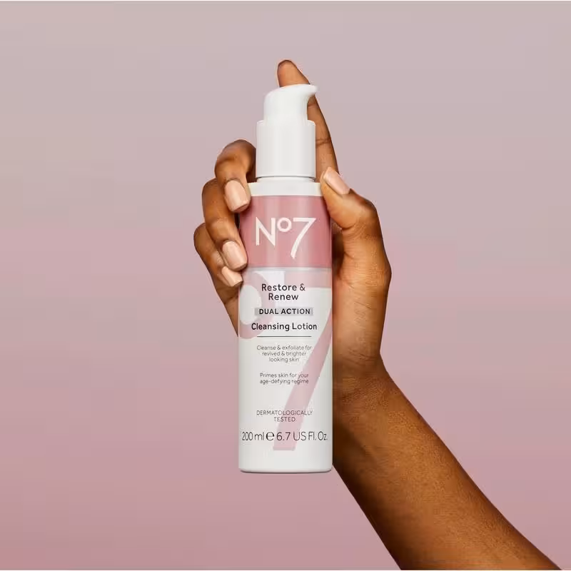 قیمت و خرید لوسیون پاک کننده نامبر سون مدل Restore & Renew Dual Action Cleansing Lotion 200ml اورجینال