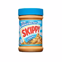 کره بادام زمینی کم چرب کرمی اسکیپی Skippy وزن 454 گرم