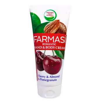 کرم مرطوب کننده فارماسی مدل آلبالو و بادام حجم 200 میلی لیتر