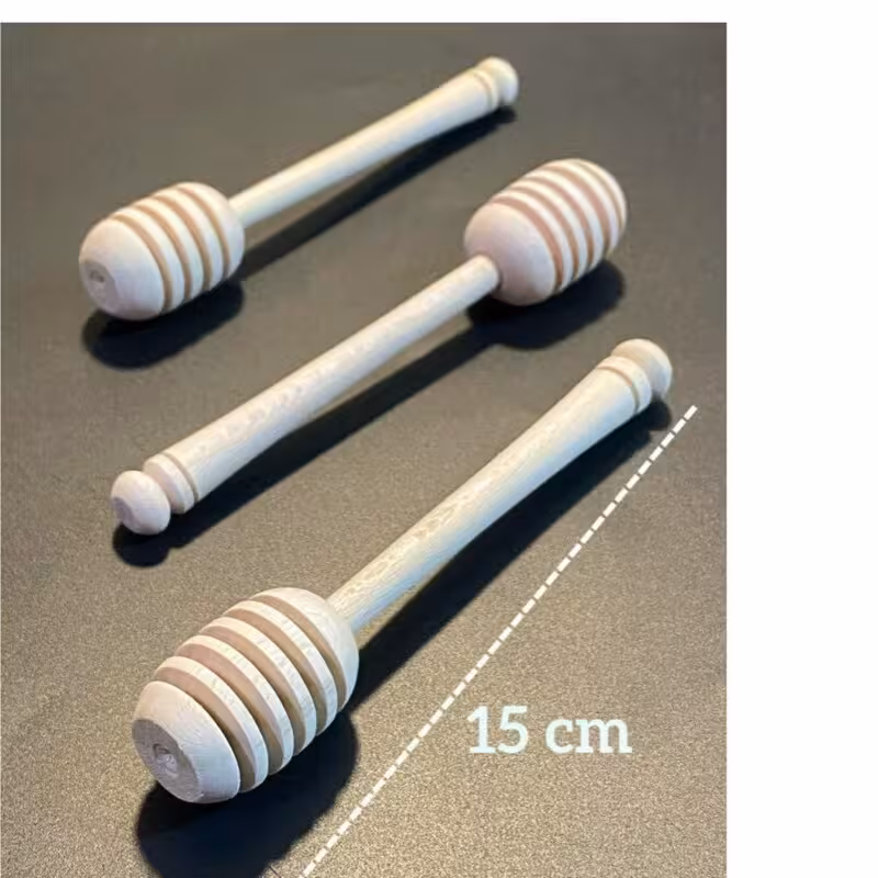 قاشق عسل چوبی