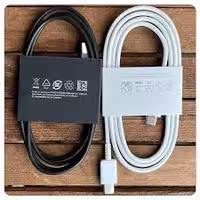 کابل شارژ اصلی سامسونگ S23 Ultra سفید