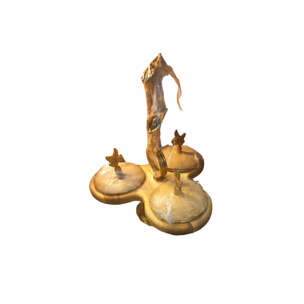 اردو 3 پیاله پایه فلزی