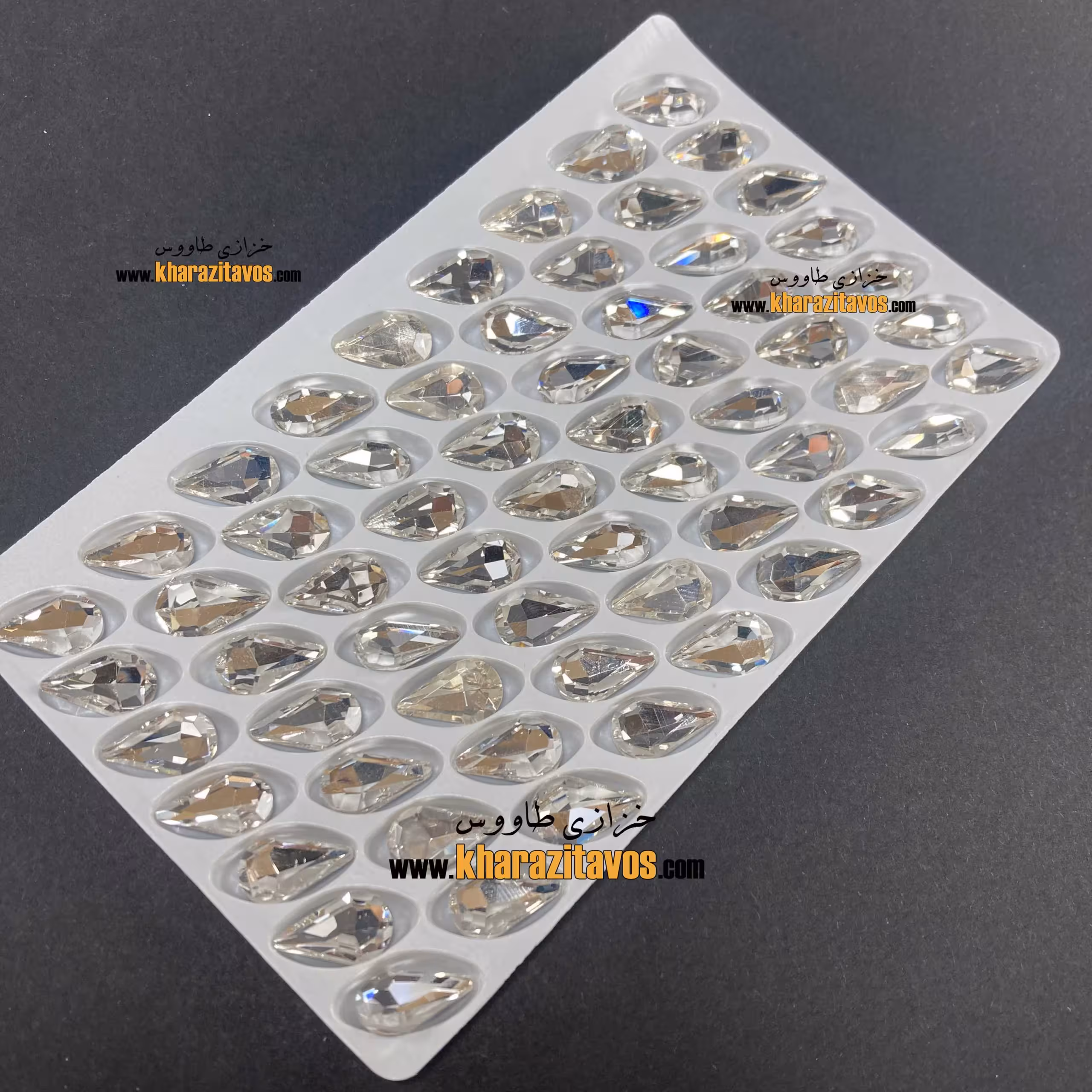 اشک سنگی ( سفید ) 8 در 13 ورق 63 عددی