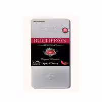 شکلات تلخ 72 درصد با طعم گیلاس و فلفل بوچرون 100 گرمی Bucheron
