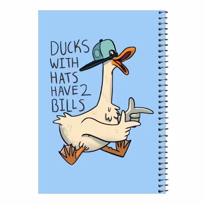 دفتر مشق 80 برگ اس جی طرح اردک کلاهدار