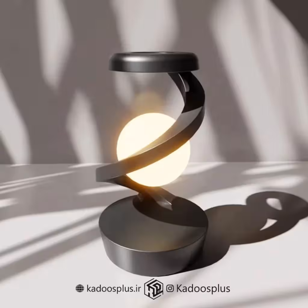 چراغ خواب معلق چرخشی و شارژر وایرلس