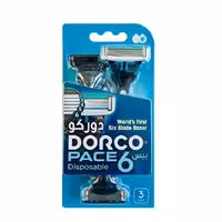 تیغ اصلاح 6 لبه 3 عددی دورکو مدل PACE 6