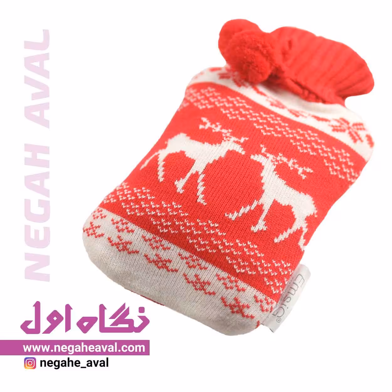 کیسه آب گرم HB202 Plus کد 2 قرمز امسیگ