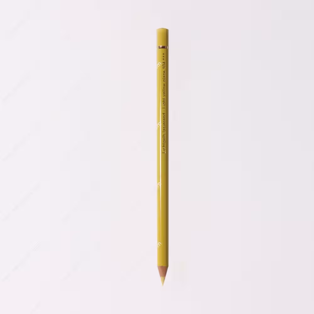 مداد رنگی فابر کاستل تکرنگ مدل پلی کروم کد light yellow glaze 104
