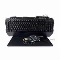 کیبورد و ماوس وریتی مدل V-KB6111GCW همراه با ماوس پد