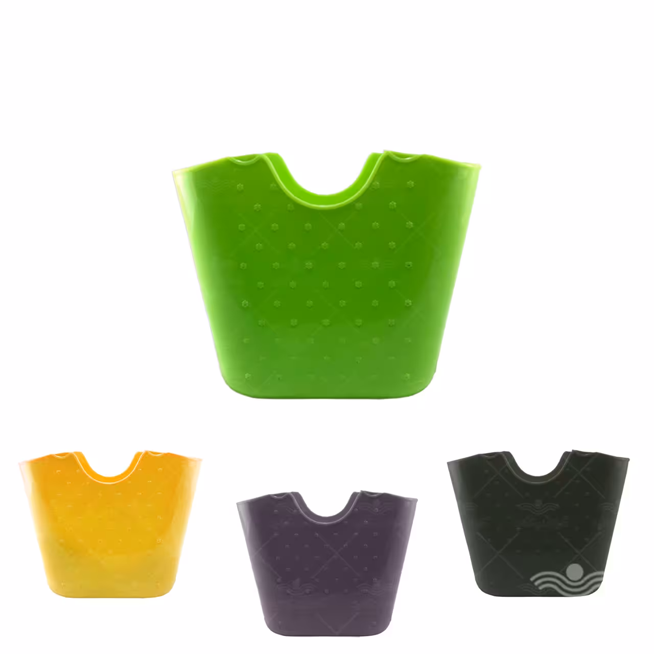 گلدان زنبیل پلاستیکی