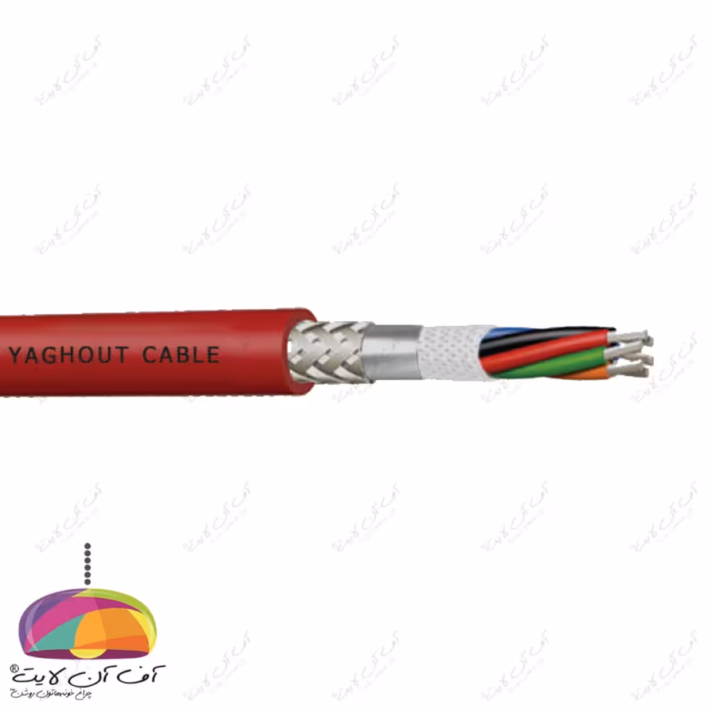 کابل 1.5×3 ضد حریق افشان شیلددار یاقوت