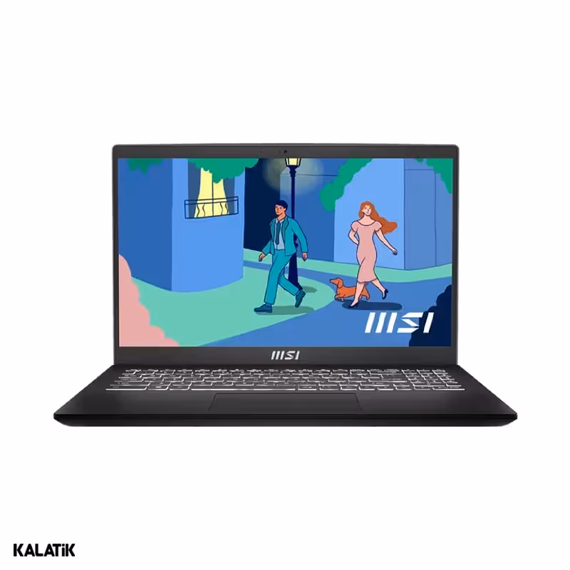 لپ تاپ 15.6 اینچی ام اس آی مدل (i5 1235U-16GB-512GB SSD) Modern 15 B12MO