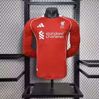لباس اول لیورپول 2026-2025 آستین بلند | بازیکن