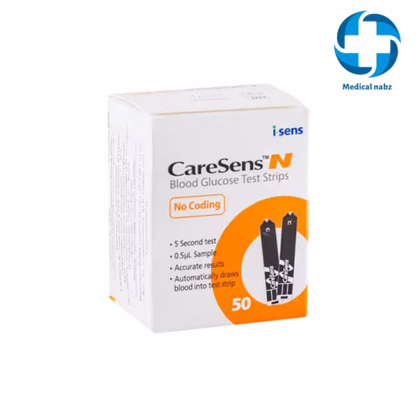 نوار تست قند خون کرسنس Caresens