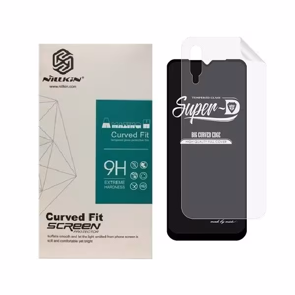 محافظ صفحه نمایش  مدل 2SN- مناسب برای گوشی موبایل  Galaxy A70 به همراه محافظ پشت گوشی