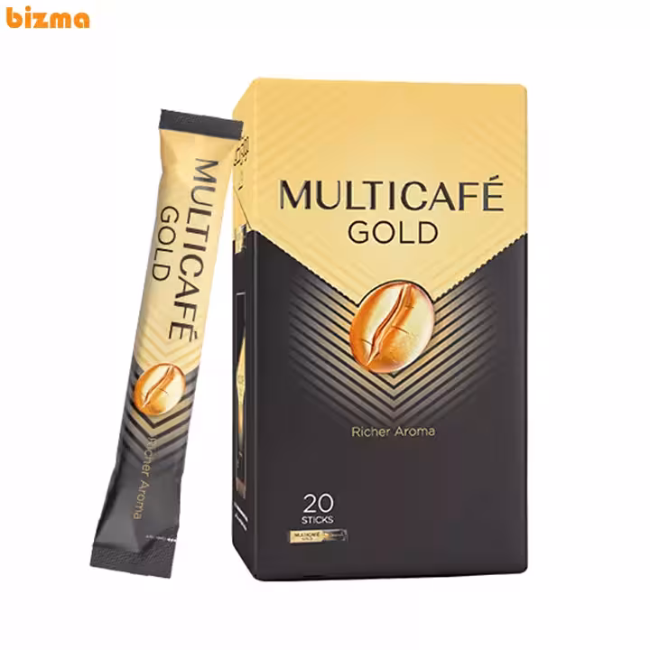 قهوه فوری گلد مولتی کافه – 20 عددی