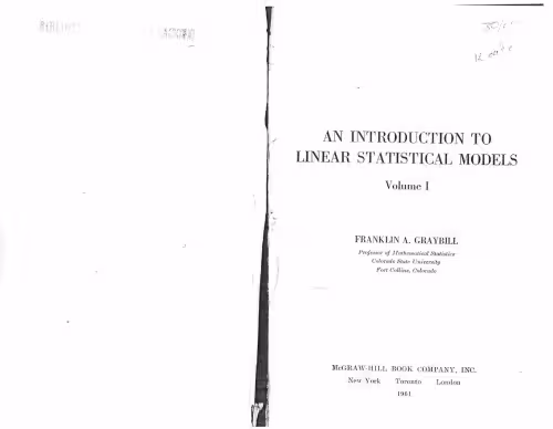 خرید و دانلود نسخه کامل کتاب Theory and Application of the Linear Model