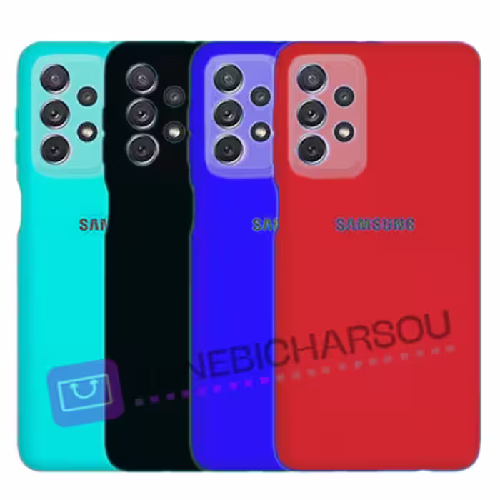 قاب سیلیکونی محافظ لنزدار سامسونگ مدل Samsung Silicone Cover for A72
