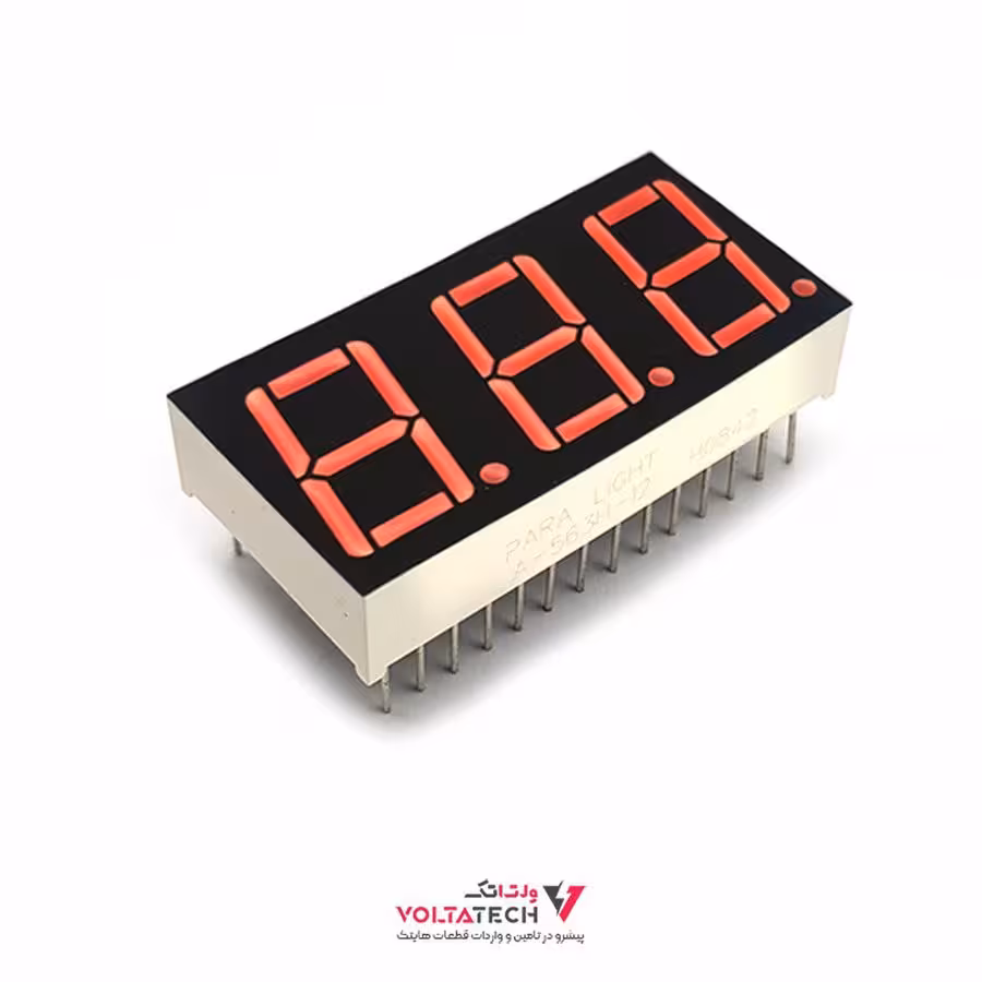 سون سگمنت 3 دیجیت آند قرمز A-563H-12