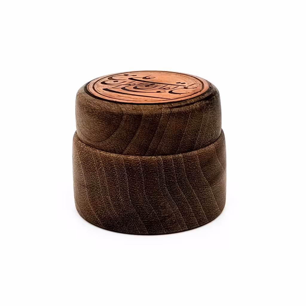 دوات چوبی طرحدار مسی