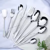 قاشق شربت 6 پارچه یونیک مدل ناخنی