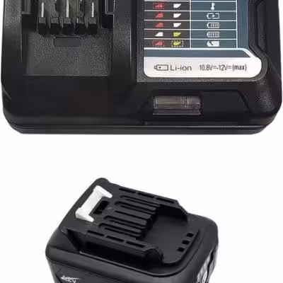 باتری و شارژر ابزار ماکیتا با ظرفیت 4000 میلی‌آمپر و شارژ ایمن