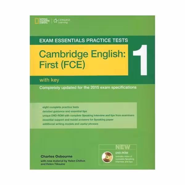 کتاب Exam Essentials Practice Tests First FCE 1 اگزم اسنشیالز پرکتیس تست فرست یک