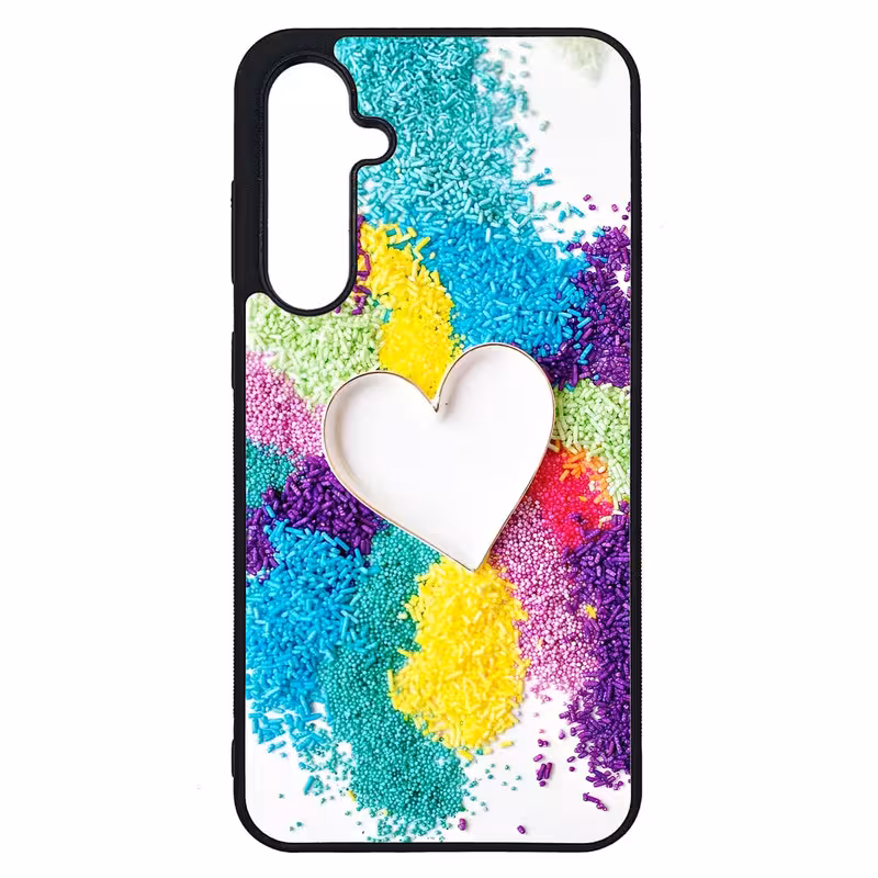 کاور طرح قلبی کد G-149 مناسب برای گوشی موبایل سامسونگ Galaxy S23 FE | دیجی قاب دونی