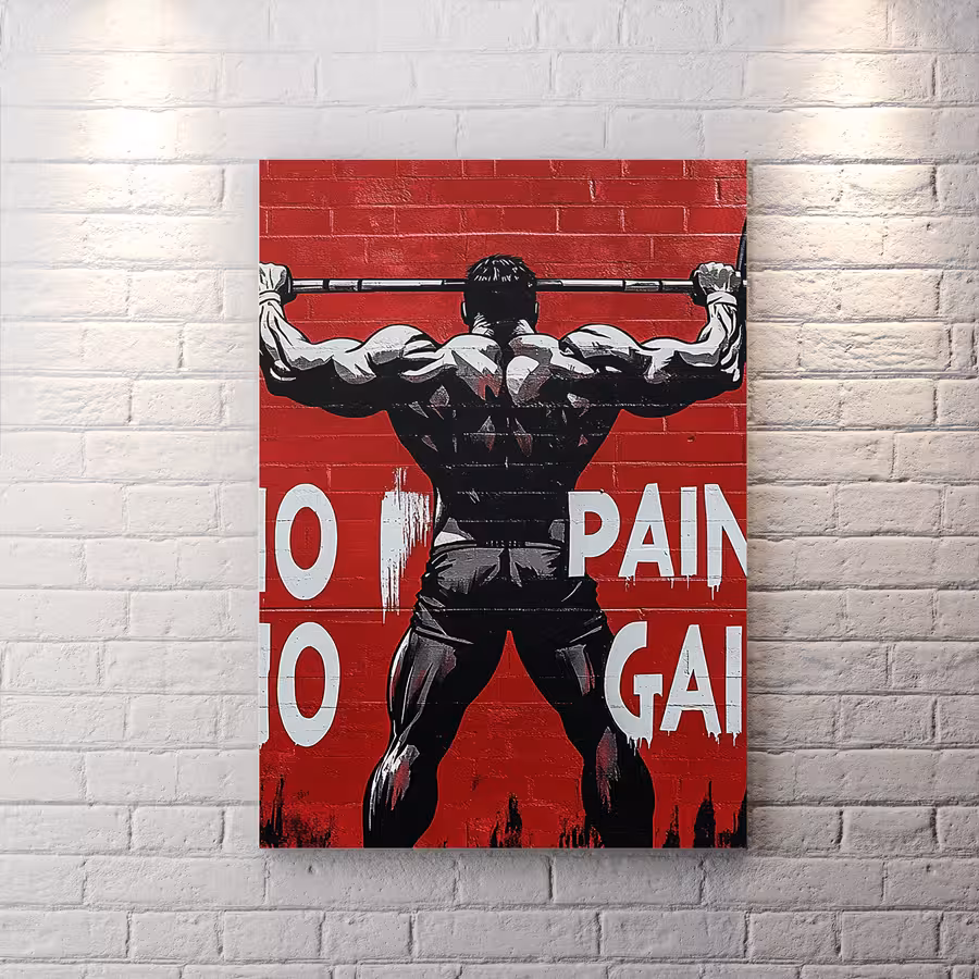 تابلو دکوراتیو برای باشگاه بدنسازی HQCs-2325