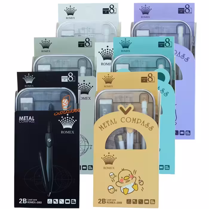 قیمت و خرید سرویس 8 تکه پرگار 2003 رومکس ROMEX