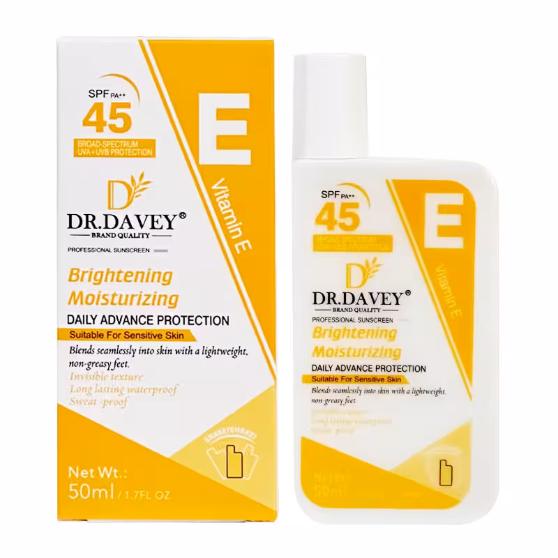 ضد آفتاب ویتامین E دکتر داوی Dr. Davey مدل 45 SPF حجم 50ml