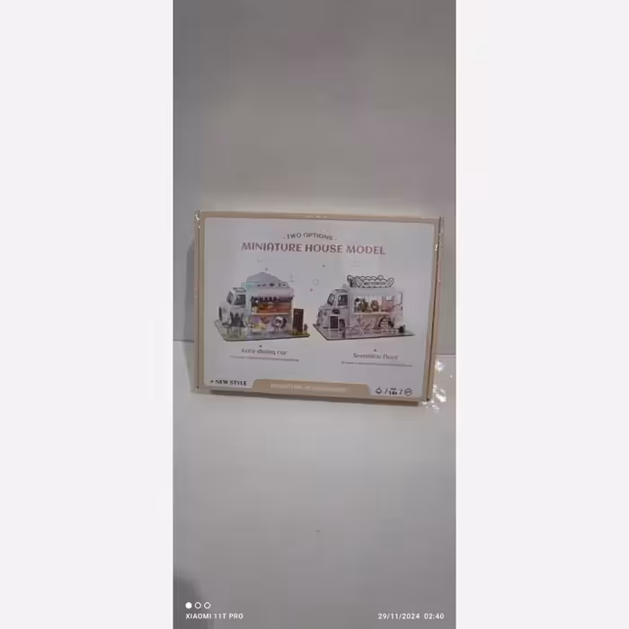 پازل چوبی مدل ماشین فست فود