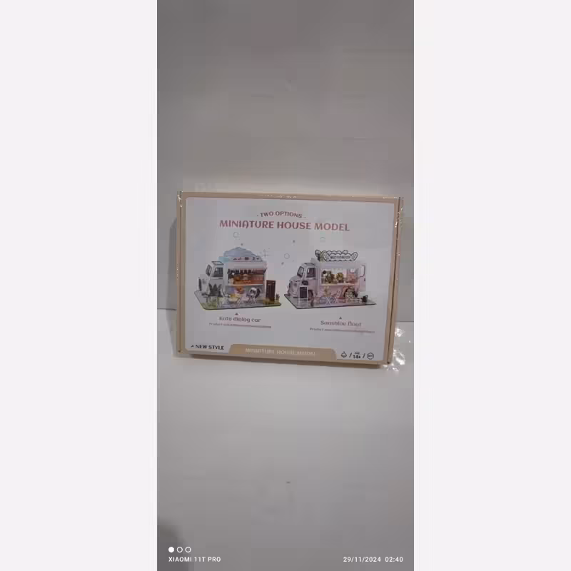 پازل چوبی مدل ماشین فست فود