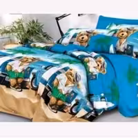 لحاف روتختی یکنفره عروسکی لحاف روتختی تدی تکنفره لحاف روتختی عروسکی