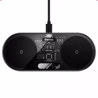 شارژر بی سیم 20 وات بیسوس مدل Baseus WXSX010101 Display 2in1