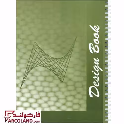 دفتر شطرنجی سیمی سایز A4 جلد مقوایی 80 برگ 0.5 سانتی متری سایز رحلی