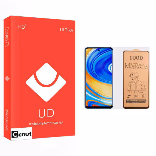 برای محافظ صفحه نمایش سرامیکی کوکونات مدل UD Glass مناسب گوشی موبایل شیائومی Redmi Note 9 Pro Max