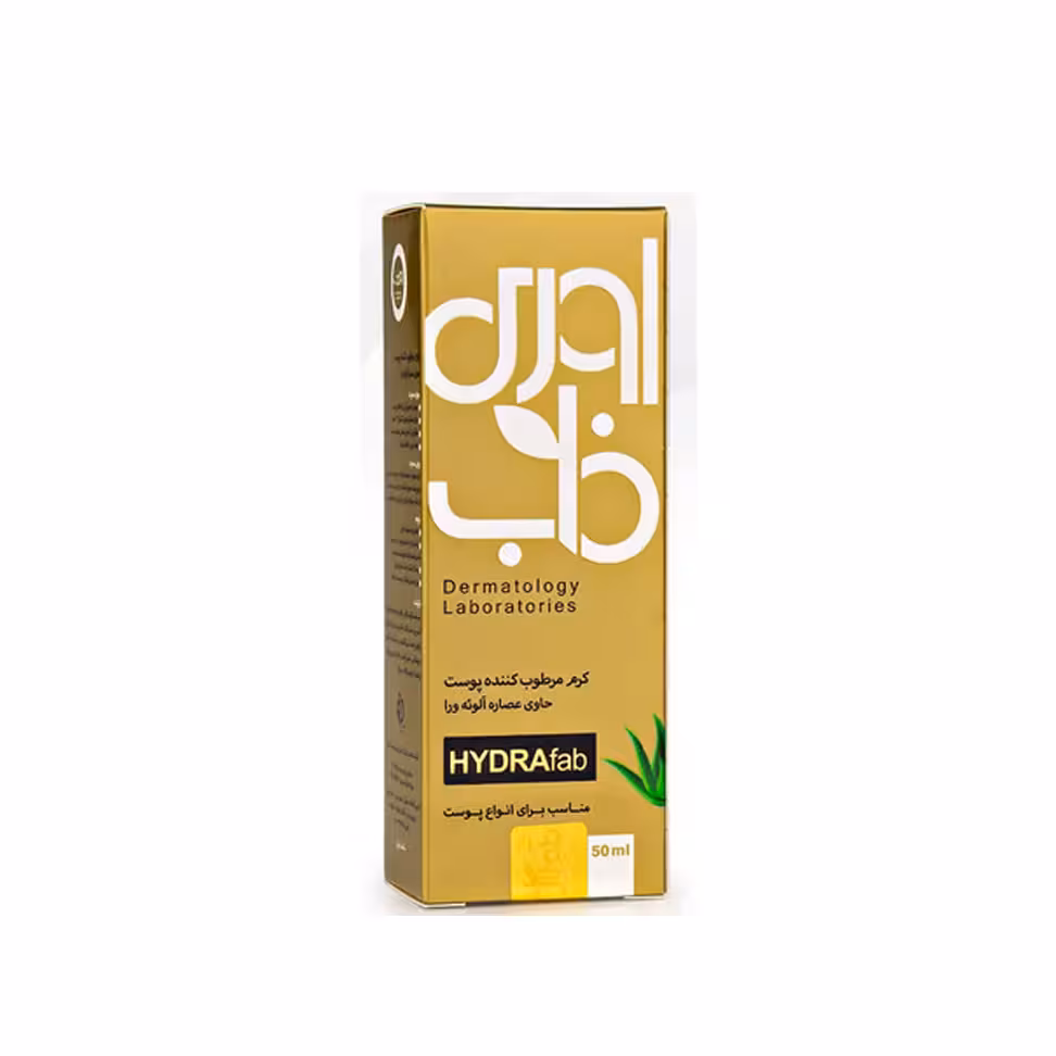 کرم مرطوب کننده پوست اوری فاب حاوی عصاره آلوئه ورا