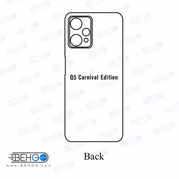 برچسب پشت گوشی ریلمی Realme Q5 Carnival Edition