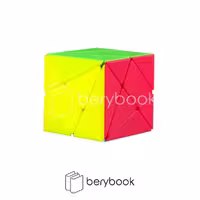 QY toys / روبیک نامنظم مکعبی / خود رنگ / کد 185