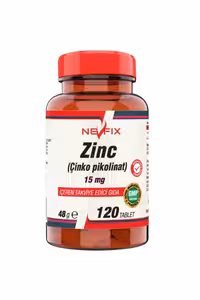 قرص زینک و پیکولینات Nevfix - بسته 120 عددی