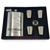 هیپفلاسک (قمقمه جیبی) 4شات مدل استیل 270ccکد a530427