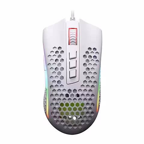 موس گیمینگ ردراگون Storm M808 White